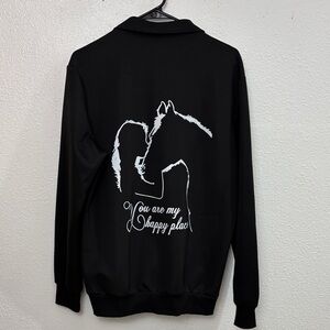 1658 EUC You Are My Happy Place Jacket. SzM
